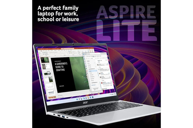 Load image into Gallery viewer, Acer Aspire Lite R3 5400 8G 256G 15.6 | Silver | NX.JXLEK.001EX