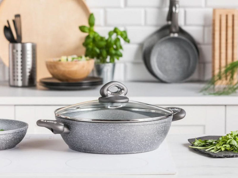 Load image into Gallery viewer, Altom Valdinox Rock Deep Frypan | 28CM with cover 3.5L | 0204003409