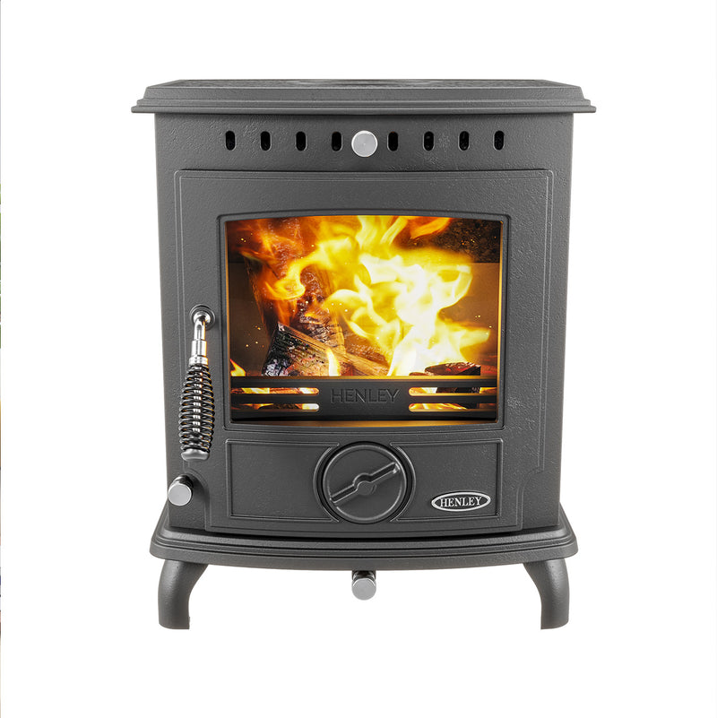 Load image into Gallery viewer, Henley Aran 5KW Eco | Multi Fuel | Matt Black | ST436