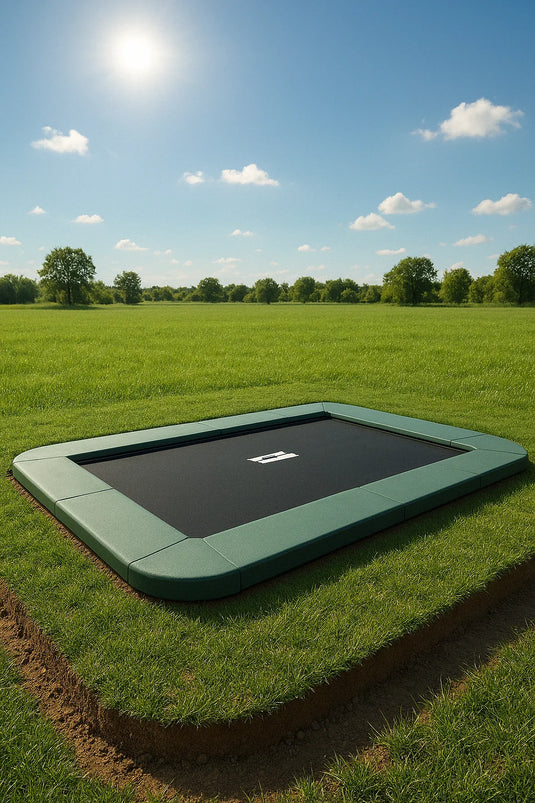 Berg Ultim Champion Flatground Trampoline | 330CM/ 11FT | Grey | 32.31.23.30