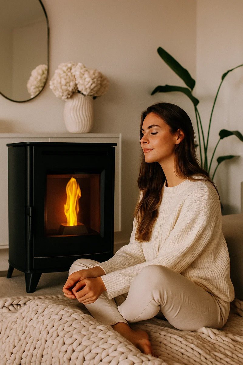 Завантажте зображення в засіб перегляду галереї, Elcofire Kora 6.5KW Freestanding Pellet Stove | EFKOP6