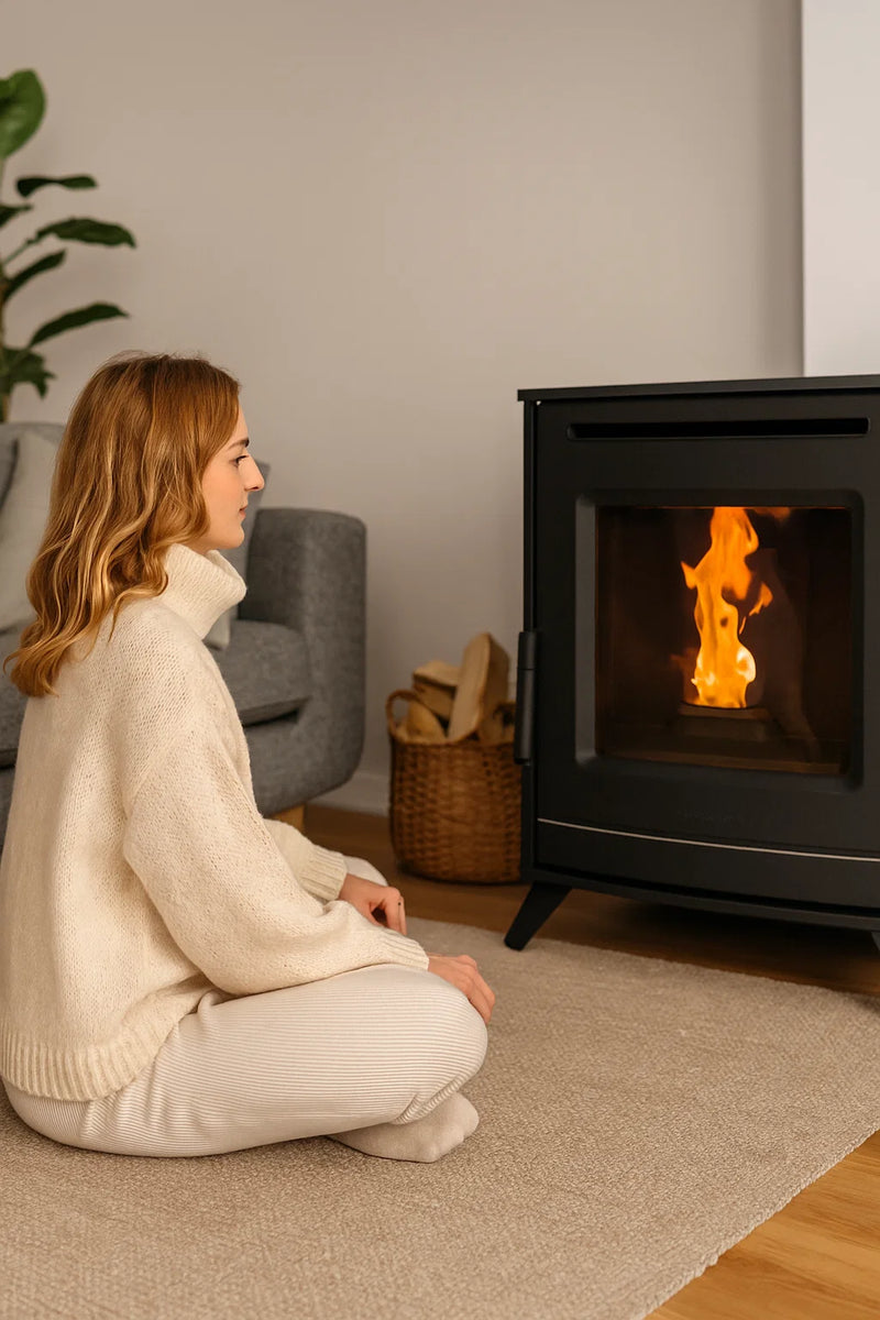 Завантажте зображення в засіб перегляду галереї, Elcofire Kora 6.5KW Freestanding Pellet Stove | EFKOP6