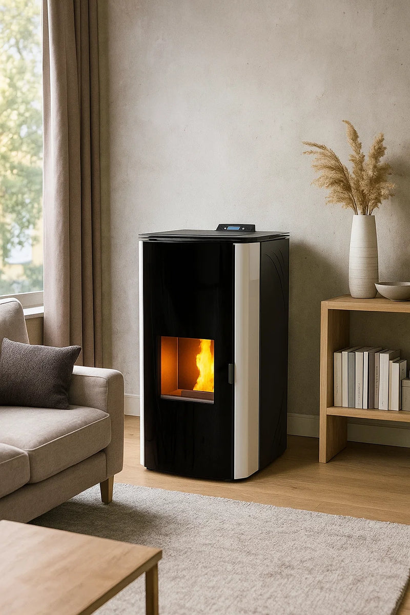 Load image into Gallery viewer, Kalor Ilaria 24B Pellet Boiler | Self Cleaning | White | 24KW | ILA-24BSCW