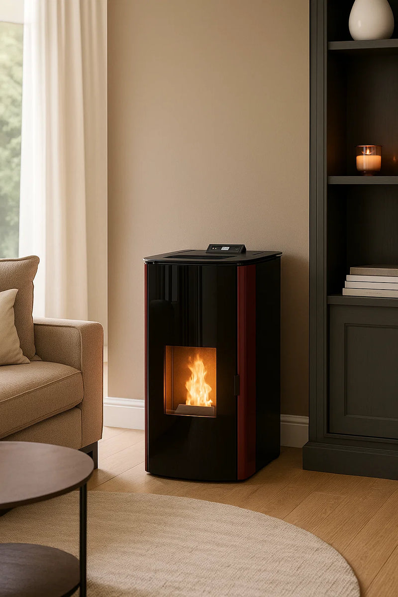 Завантажте зображення в засіб перегляду галереї, Kalor Ilaria 24B Pellet Boiler | Red | 24KW | ILA-24BR
