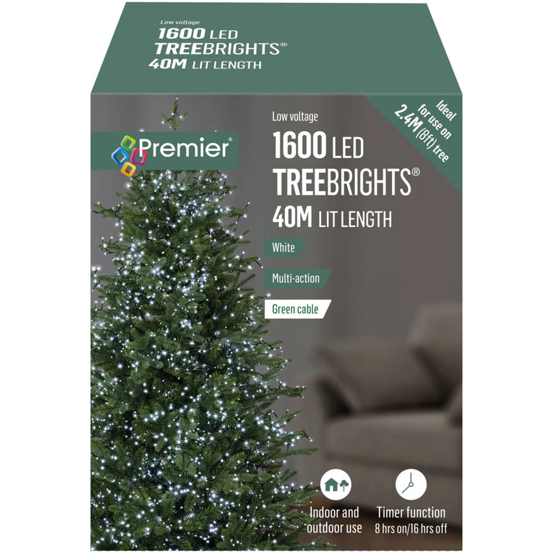 Load image into Gallery viewer, 1600 LED Multi-Action Treebrights with Timer | White | 141132