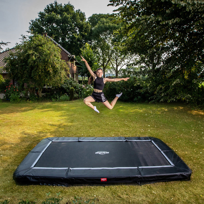 Load image into Gallery viewer, Berg Ultim Favorit Inground Trampoline | 330CM/ 11FT | Black | 32.23.13.40