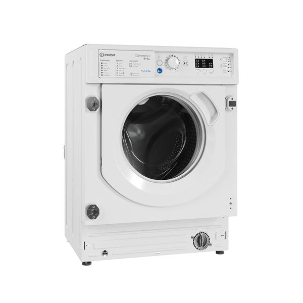 Load image into Gallery viewer, Indesit Push&Go 8/6kg Integrated Washer Dryer | BI WDIL 861485 UK