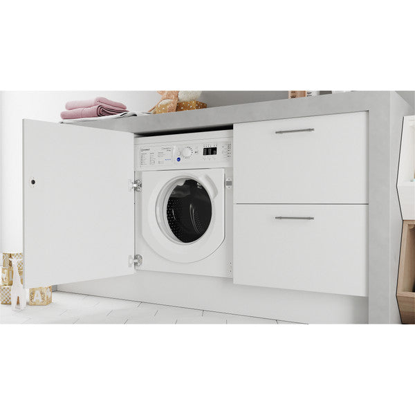 Load image into Gallery viewer, Indesit Push&Go 8/6kg Integrated Washer Dryer | BI WDIL 861485 UK
