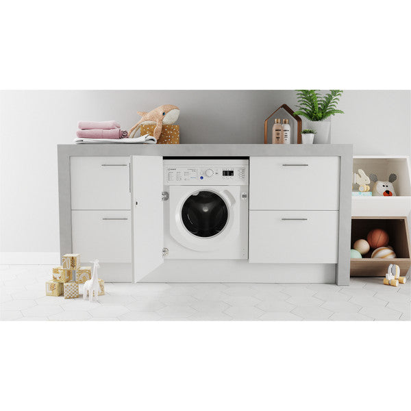 Load image into Gallery viewer, Indesit Push&Go 8/6kg Integrated Washer Dryer | BI WDIL 861485 UK