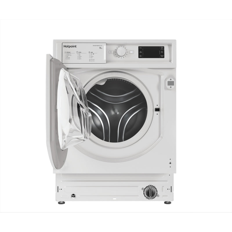 Load image into Gallery viewer, Hotpoint Built-in Anti-stain Washing Machine | White | 9kg | 1400rpm | BI WMHG 91485 UK