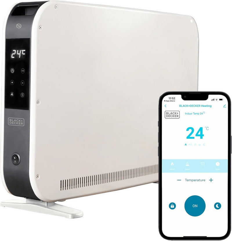 Załaduj obraz do przeglądarki galerii, BLACK+DECKER Smart Convection Heater | 2.2kW | BXCV41014GB