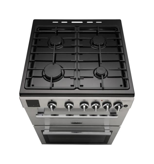 Załaduj obraz do przeglądarki galerii, Rangemaster Professional+ 60cm | Gas | Stainless Steel with Chrome | 128140 | PROPL60NGFSS/C