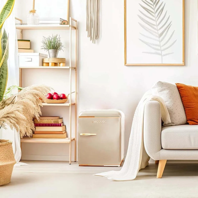 Load image into Gallery viewer, Cecotec Bolero CoolMarket TT Origin 45 mini Fridge | Beige | 021296