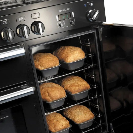 Rangemaster Professional Plus 90 Ceramic Black with Chrome Trim | PROP90ECGB/C