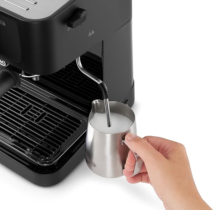 Załaduj obraz do przeglądarki galerii, DeLonghi Stilosa Barista Espresso Machine & Cappuccino Maker | Black | EC230BK
