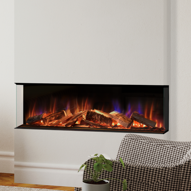 Load image into Gallery viewer, Evonic Electra 1250 Integrated Electric Fire | Glass Fronted | EVE1250GF