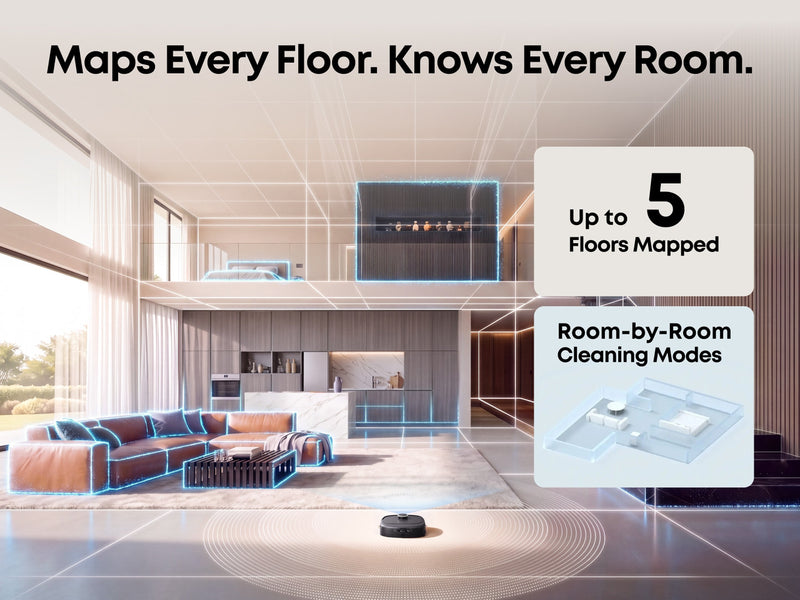 Załaduj obraz do przeglądarki galerii, Eufy Omni E35 Robot Vacuum Cleaner with Mop | T210MV11