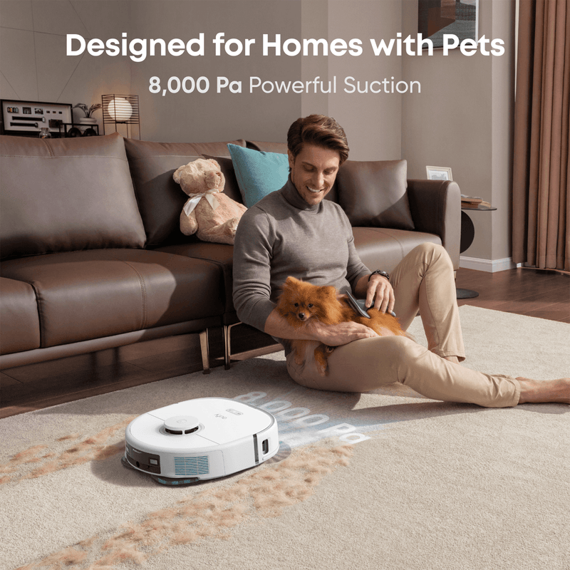 Załaduj obraz do przeglądarki galerii, Eufy x10 Pro Omni Robot Vacuum | White | T2351221