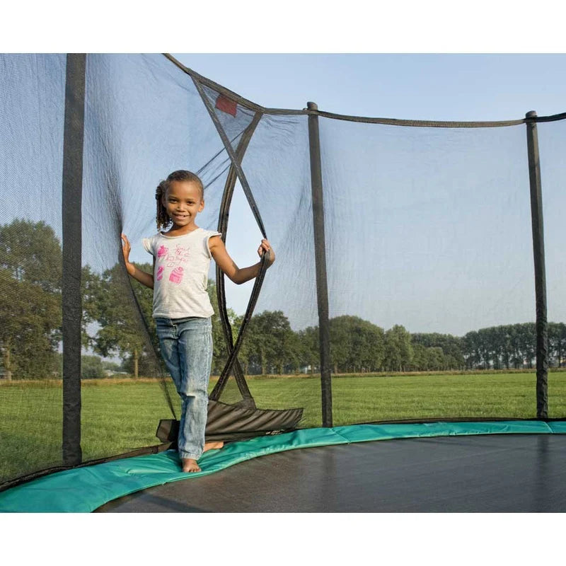 Load image into Gallery viewer, Berg Favorit InGround Trampoline | 430CM/ 14FT | Safety Net | Green | 35.14.09.02