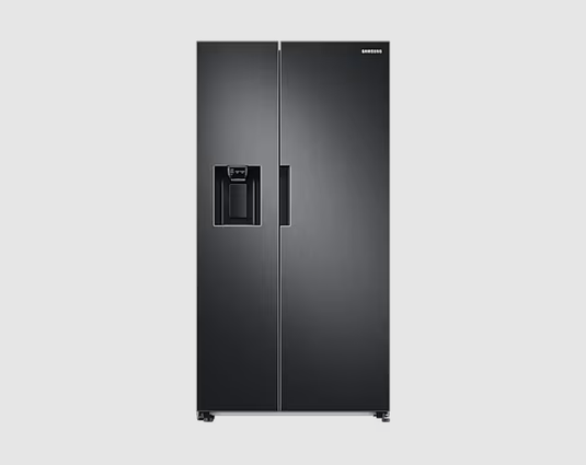 Samsung American Fridge Freezer | Black Stainless Steel with Half Recessed Handle | 177cmx91cm |Plumbed Water&Ice | RS67A8810B1/EU