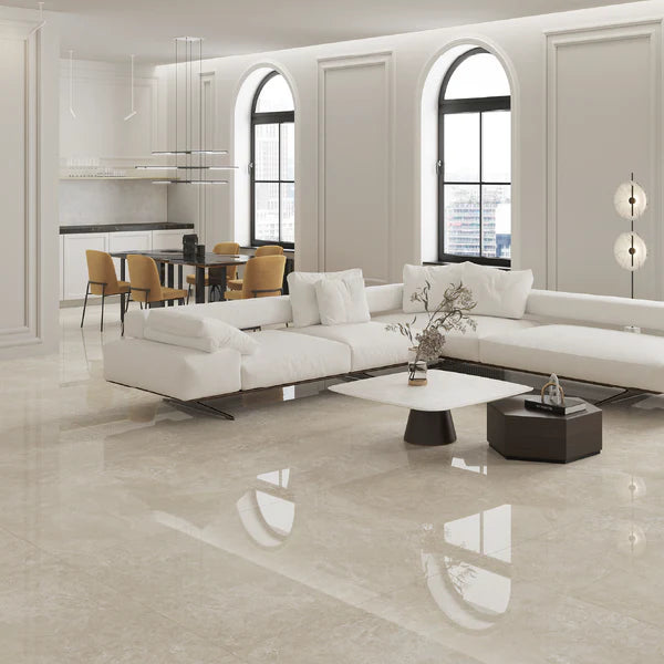 Завантажте зображення в засіб перегляду галереї, Greek Tile | Cream Polished | 1.72Y2/1.44m2 | 60x120cm | HUI035