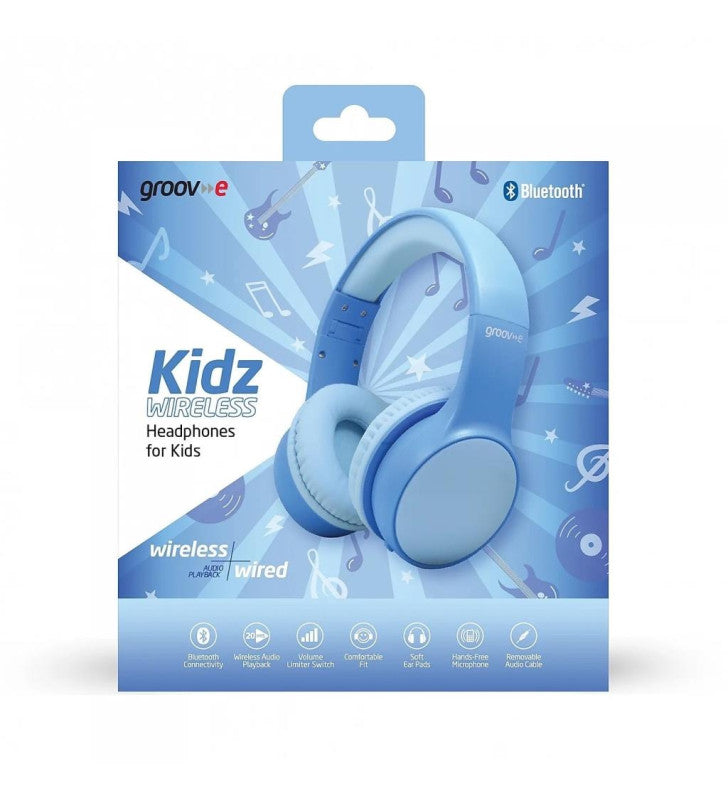 Load image into Gallery viewer, GROOV-E BT KIDS HEADPHONES BLUE | 299596