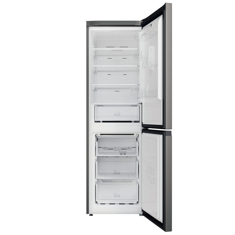 Load image into Gallery viewer, Hotpoint Fridge Freezer | 191.2x60cm | No Frost | Silver/Black | H5X82OSK