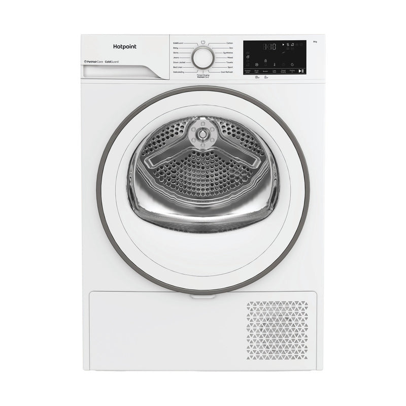 Load image into Gallery viewer, Hotpoint heat pump tumble dryer: freestanding, 8,0kg | HHD D80 WW IRE
