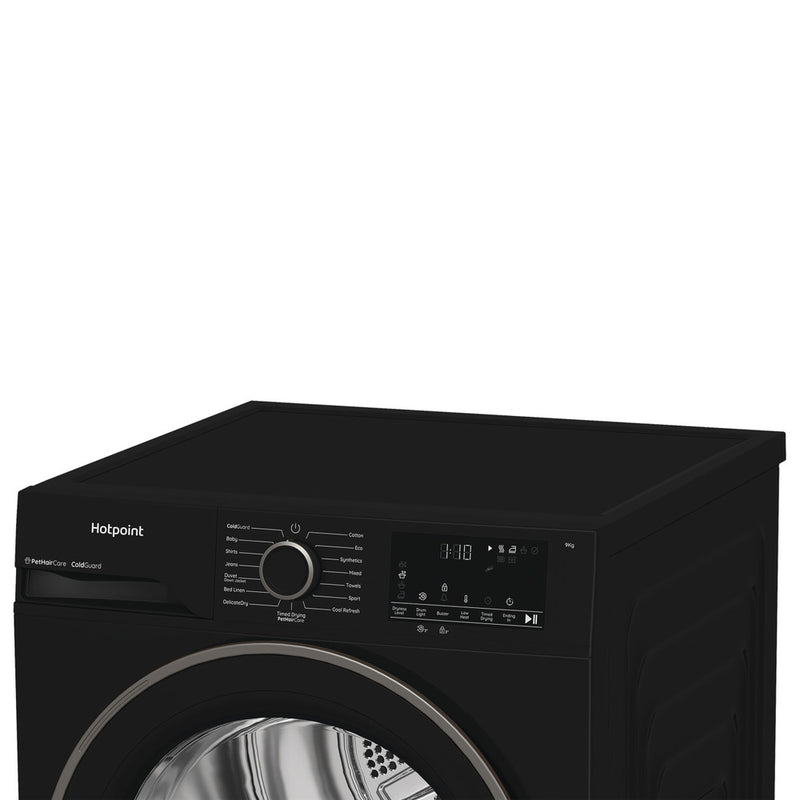 Load image into Gallery viewer, Hotpoint heat pump tumble dryer: freestanding, 9,0kg | HHD D90 BB IRE