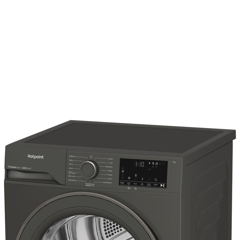 Load image into Gallery viewer, Hotpoint heat pump tumble dryer: freestanding, 9,0kg | HHD D90 GG IRE