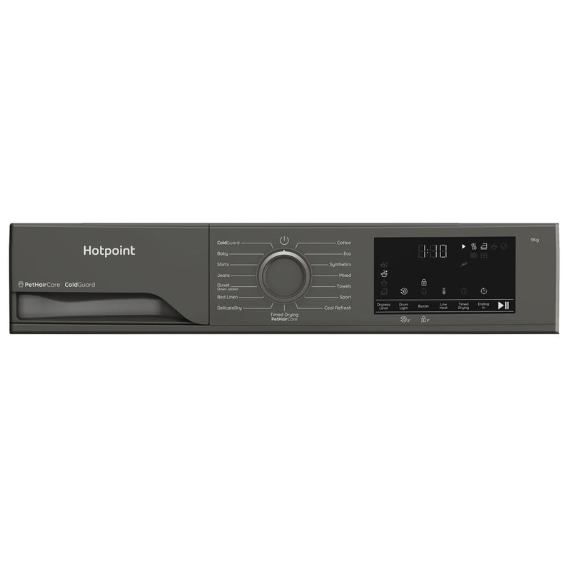 Load image into Gallery viewer, Hotpoint heat pump tumble dryer: freestanding, 9,0kg | HHD D90 GG IRE