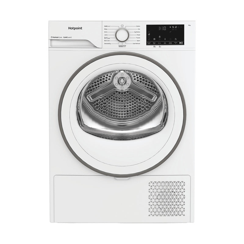 Load image into Gallery viewer, Hotpoint heat pump tumble dryer: freestanding, 9,0kg | HHD D90 WW IRE
