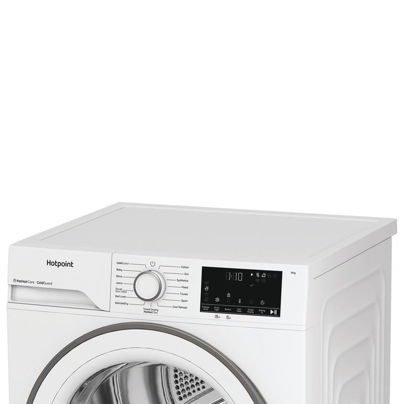 Load image into Gallery viewer, Hotpoint heat pump tumble dryer: freestanding, 9,0kg | HHD D90 WW IRE
