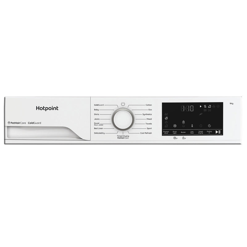 Load image into Gallery viewer, Hotpoint heat pump tumble dryer: freestanding, 9,0kg | HHD D90 WW IRE