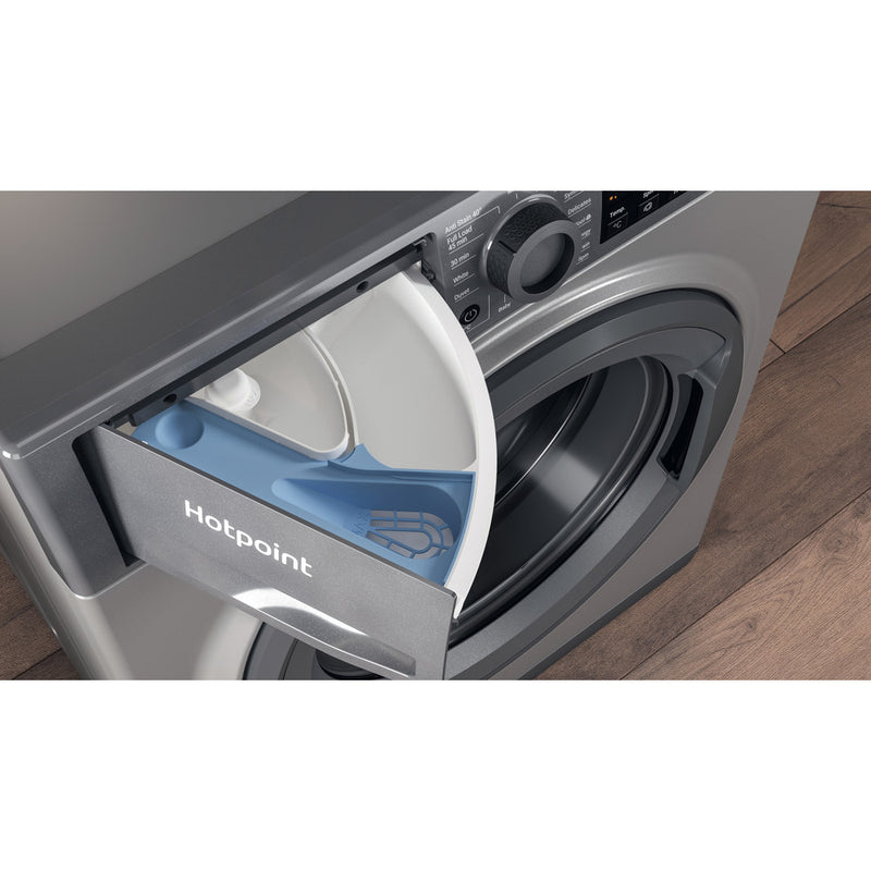 Load image into Gallery viewer, Hotpoint Anti-stain Washing Machine | Graphite | 9kg | 1400rpm | HNR9 W64 GG IRE