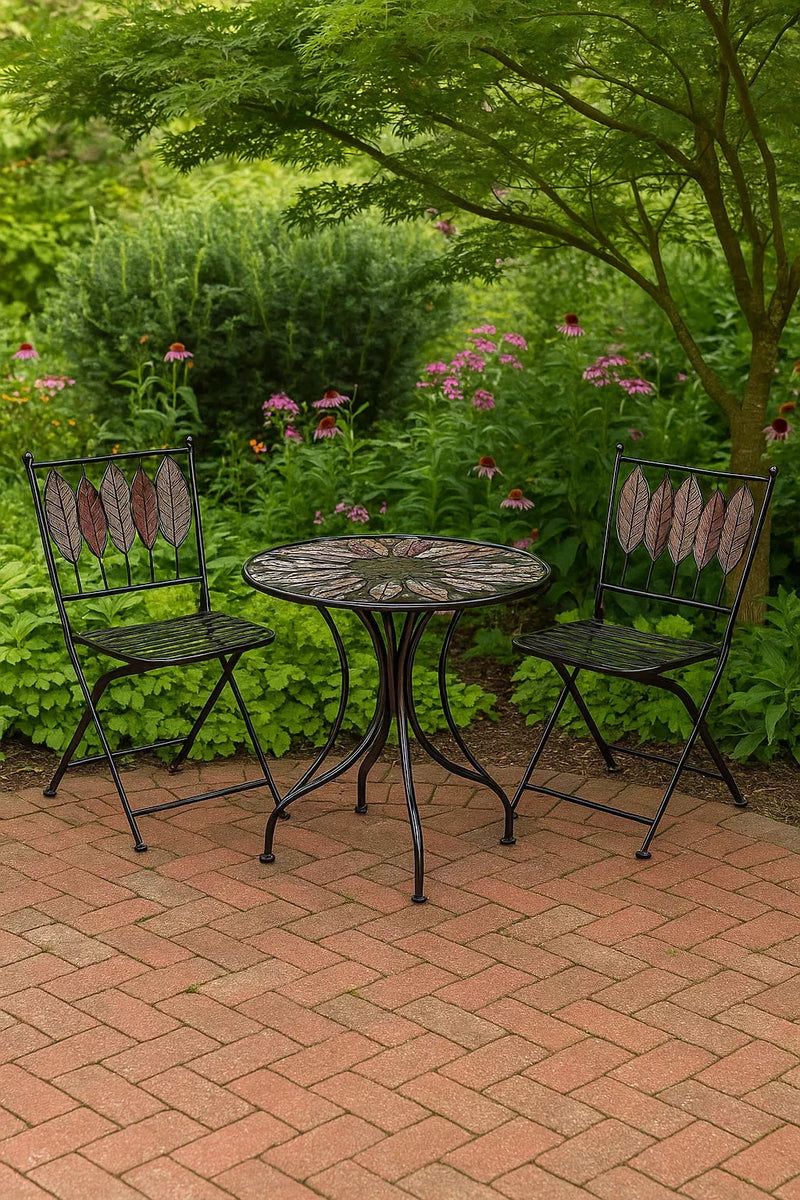 Load image into Gallery viewer, Premier 70cm Bistro Set | Brown & Black Arboretum | FN250506