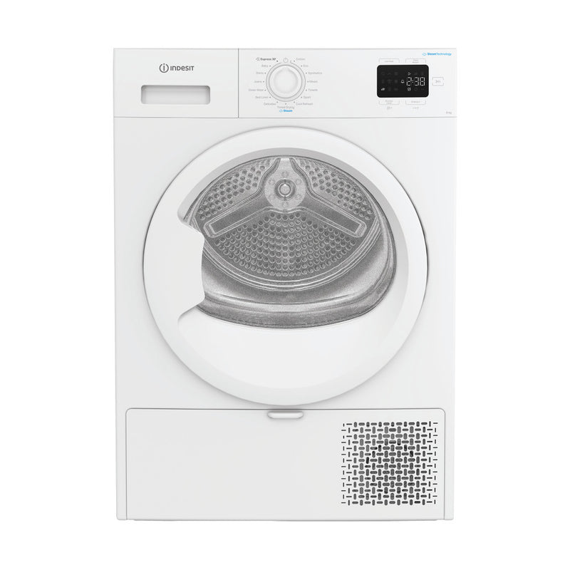 Load image into Gallery viewer, Indesit Heat pump freestanding tumble dryer | 8kg | IDH E80W IRE