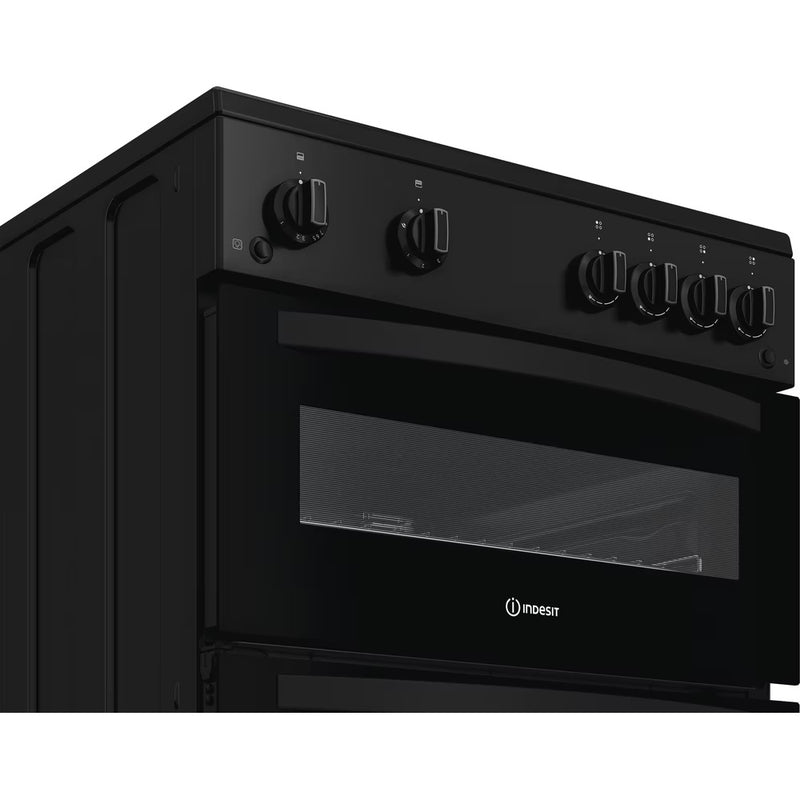 Load image into Gallery viewer, Indesit Gas Double Cooker | 60CM | 72L / 32L with Auto Ignition | IDG6GB