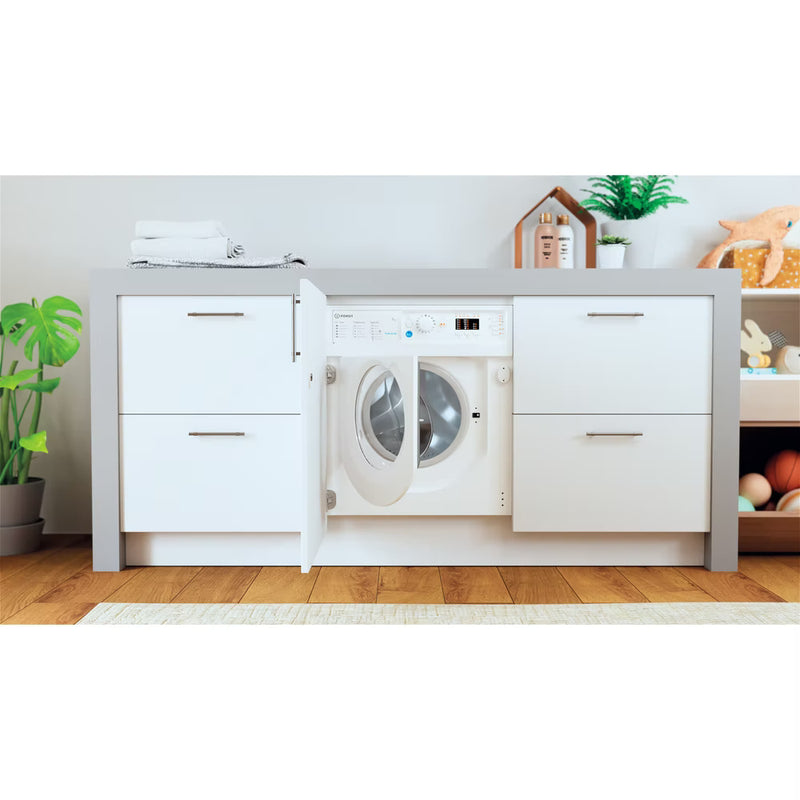 Load image into Gallery viewer, Indesit Built in front loading washing machine | 7kg | BI WMIL 71252 UK N