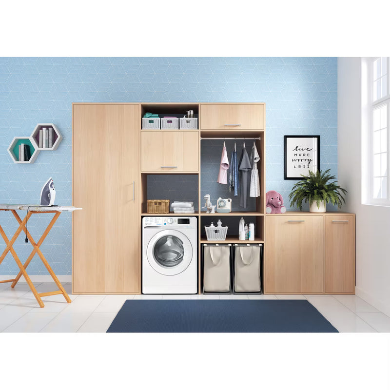 Load image into Gallery viewer, Indesit Push&Go Steam Washing Machine | White | A | BWE111496XWVUK