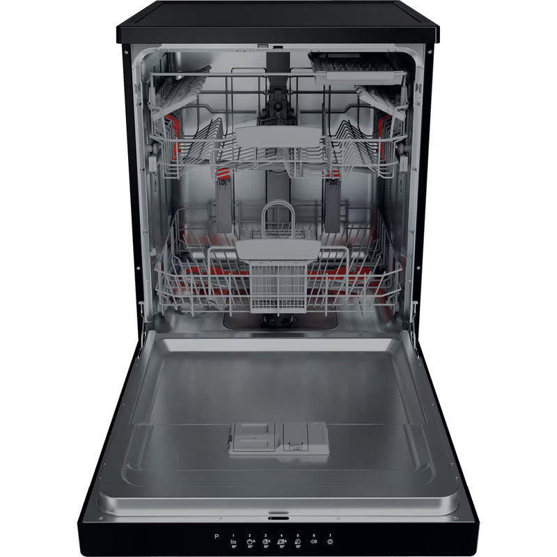 Завантажте зображення в засіб перегляду галереї, Hotpoint Freestanding Dishwasher | 14 Place Settings | Black | HFC3C26WCBUK