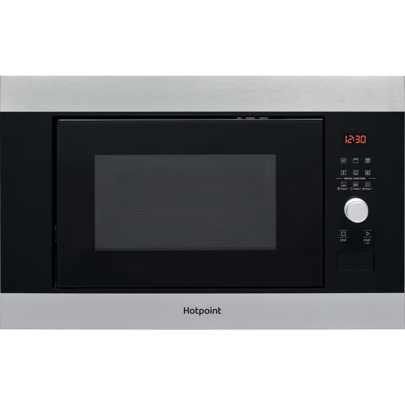 Załaduj obraz do przeglądarki galerii, Hotpoint Built-In Microwave with Grill | 25L | Stainless Steel | MF25GIXH