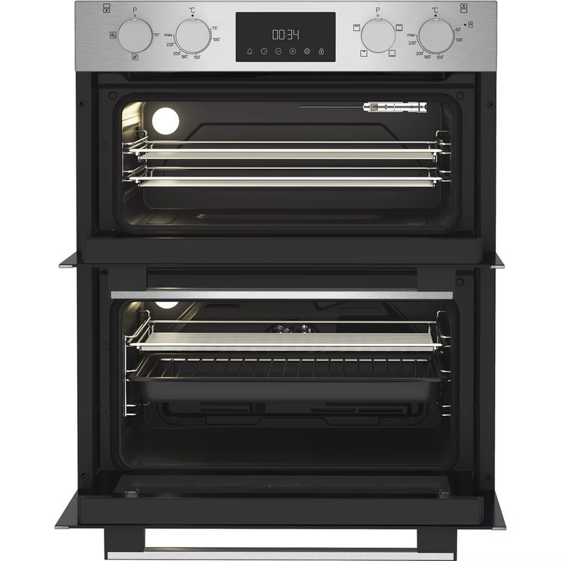 Load image into Gallery viewer, Hotpoint Built-Under Electric Double Oven | 48L + 38L | Stainless Steel | DUH10DIX