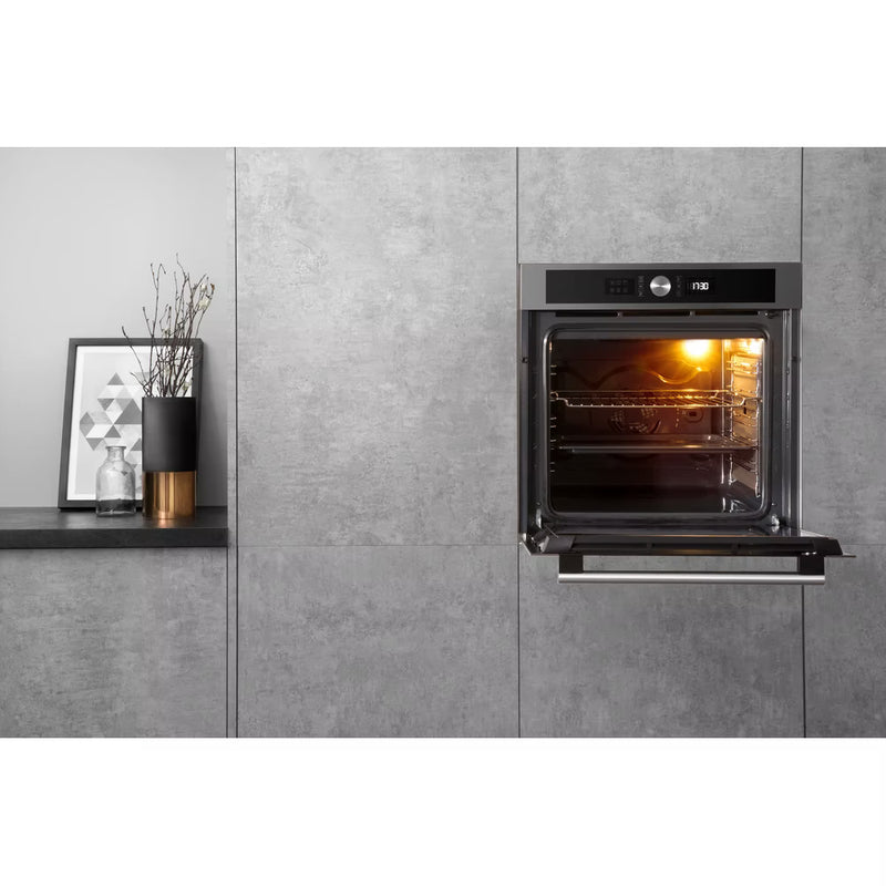Załaduj obraz do przeglądarki galerii, Hotpoint Class 5 Single Oven | 71L | Monodial | Stainless Steel with Multiflow | SI5854PIX
