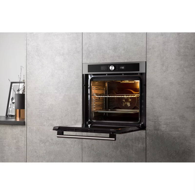 Załaduj obraz do przeglądarki galerii, Hotpoint Class 5 Single Oven | 71L | Monodial | Stainless Steel with Multiflow | SI5854PIX