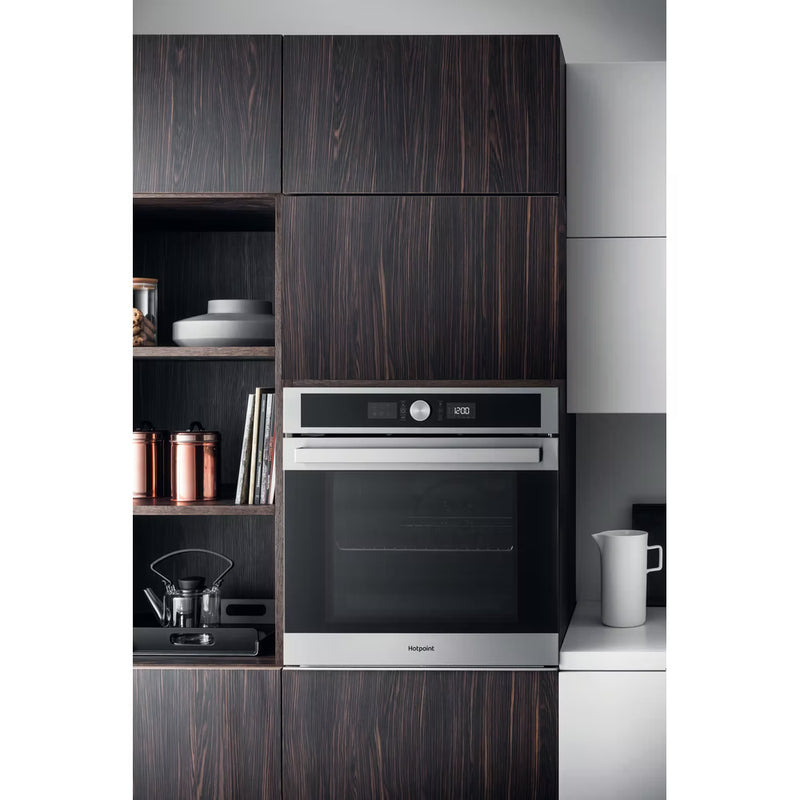 Załaduj obraz do przeglądarki galerii, Hotpoint Class 5 Single Oven | 71L | Monodial | Stainless Steel with Multiflow | SI5854PIX