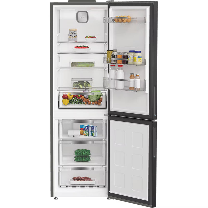 Load image into Gallery viewer, Hotpoint 60/40 Freestanding Fridge Freezer | 316L | Dual No Frost | Inverter Compressor | Touch Display | Black | HPK26363XBR5UK