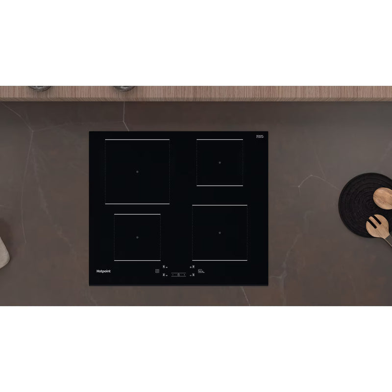 Load image into Gallery viewer, Hotpoint 60cm My Menu Induction Hob | Black | 9 Power Levels | Touch Control With Boost Power and Timer | TQ4160SBF