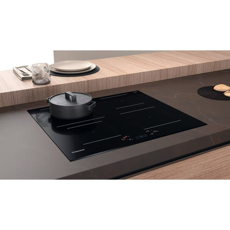 Load image into Gallery viewer, Hotpoint 60cm My Menu Induction Hob | Black | 9 Power Levels | Touch Control With Boost Power and Timer | TQ4160SBF