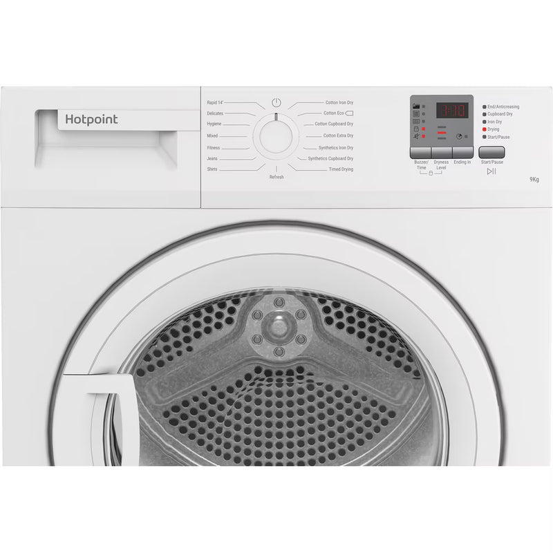 Завантажте зображення в засіб перегляду галереї, Hotpoint Dryer 9kg Condenser Sensor Dry White 15 Cycles | CHDC92WWGDUK